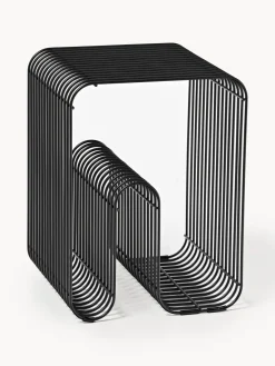 Sale Mesa auxiliar de metal Curva Pufs Y Otomanos|Pufs Y Otomanos