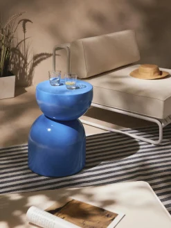 Mesas Auxiliares De Jardín|Mesas Auxiliares De Jardí­N>Westwing Collection Mesa auxiliar para interior/exterior Gigi Azul