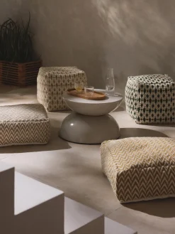 Mesas Auxiliares De Jardín|Mesas Auxiliares De Jardí­N>Westwing Collection Mesa auxiliar para interior/exterior Gigi Beige claro