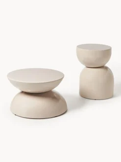 Mesas Auxiliares De Jardín|Mesas Auxiliares De Jardí­N></noscript>Westwing Collection Mesa auxiliar para interior/exterior Gigi Beige claro