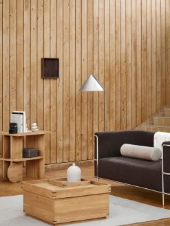 Clearance Mesa de centro artesanal de madera de roble con espacio de almacenamiento Japanese Mesas De Centro|Mesas De Centro