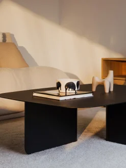 Mesas De Centro|Mesas De Centro>Metallbude Mesa de centro artesanal Livia Negro