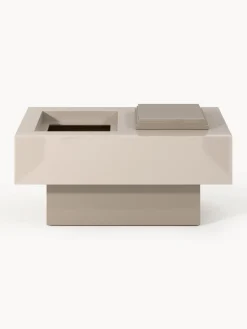 Mesas De Centro|Mesas De Centro></noscript>Westwing Collection Mesa de centro con espacio de almacenamiento Alessa Beige claro, greige
