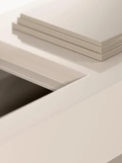 Mesas De Centro|Mesas De Centro></noscript>Westwing Collection Mesa de centro con espacio de almacenamiento Alessa Beige claro, greige