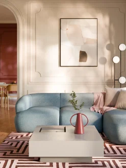 New Mesa de centro con espacio de almacenamiento Alessa, 80 cm Mesas De Centro|Mesas De Centro