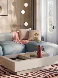 Discount Mesa de centro con espacio de almacenamiento Alessa, 120 cm Mesas De Centro|Mesas De Centro