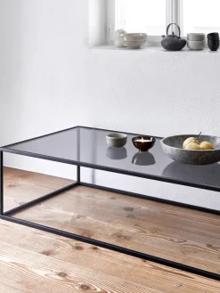 Discount Mesa de centro con tablero de vidrio Maya Mesas De Centro|Mesas De Centro