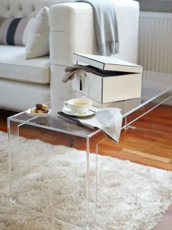 Mesas Auxiliares De Jardín|Mesas Auxiliares De Jardí­N>Kartell Mesa de centro de exterior de diseño Invisible