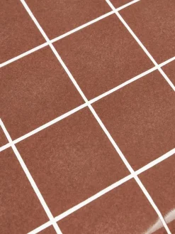 Mesas Auxiliares De Jardín|Mesas De Centro></noscript>Westwing Collection Mesa de centro de interior/exterior en look azulejo Doug Terracota, blanco