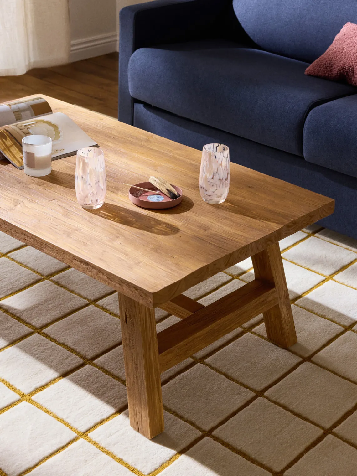 Mesa de centro de madera de teca Lawas Mesas De Centro|Mesas De Centro