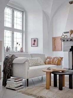 Mesas De Centro|Mesas De Centro>Bloomingville Mesa de centro de madera de caucho con forma orgánica Luppa