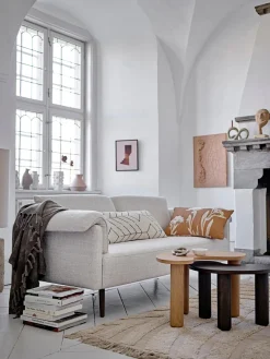 Mesas De Centro|Mesas De Centro>Bloomingville Mesa de centro de madera de caucho con forma orgánica Luppa