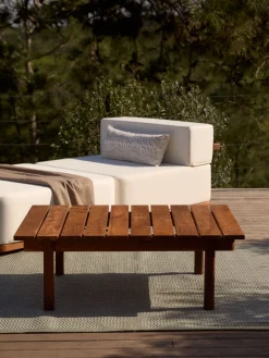 Hot Mesa de centro de madera de acacia Matheus Mesas Auxiliares De Jardín|Mesas Auxiliares De Jardí­N