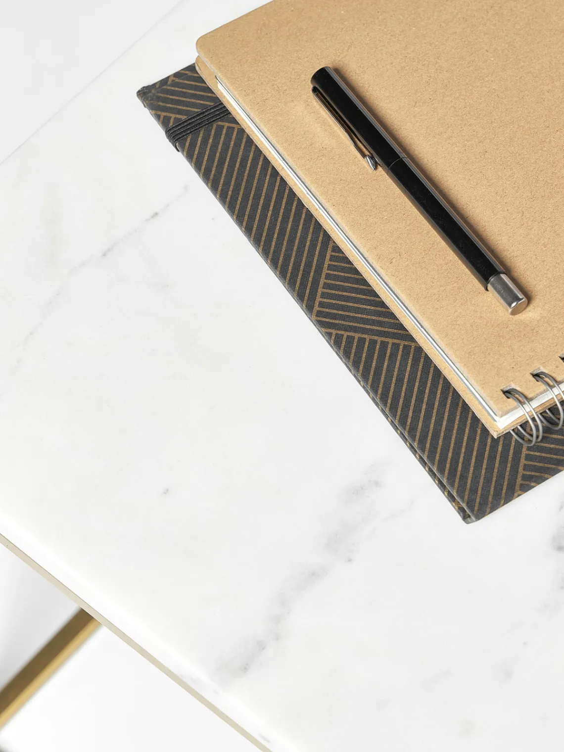 Mesas De Centro|Mesas De Centro>Westwing Collection Mesa de centro de mármol Alys Mármol blanco, dorado