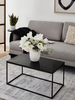 Mesas De Centro|Mesas De Centro>Westwing Collection Mesa de centro de mármol Alys Mármol negro, negro