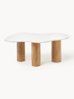 Outlet Mesa de centro de mármol con forma orgánica Naruto Mesas De Centro|Mesas De Centro