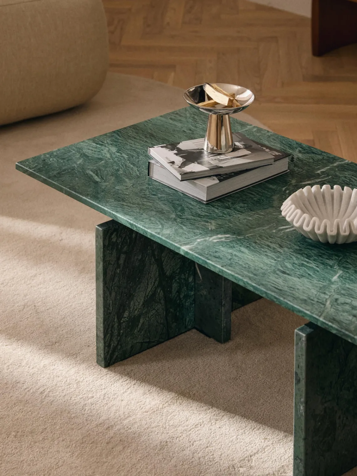 Mesas De Centro|Mesas De Centro>Westwing Collection Mesa de centro de mármol Marisa Mármol verde