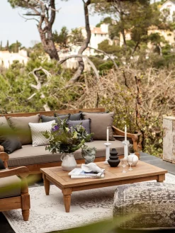 Mesas Auxiliares De Jardín|Mesas Auxiliares De Jardí­N>Bizzotto Mesa de centro de teca Bali