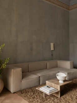 Mesas De Centro|Mesas De Centro>Ferm Living Mesa de centro de travertino con dos tableros Distinct Travertino marrón