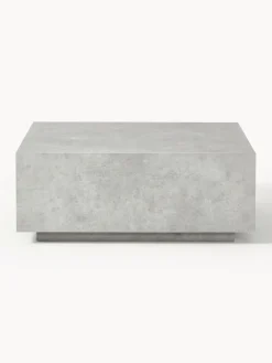 Mesas De Centro|Mesas De Centro>Westwing Collection Mesa de centro en look cemento Lesley Aspecto cemento gris mate