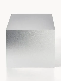 Mesas De Centro|Mesas De Centro></noscript>Westwing Collection Mesa de centro en look metálico Lesley Look de metal plateado mate