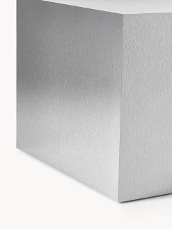 Mesas De Centro|Mesas De Centro></noscript>Westwing Collection Mesa de centro en look metálico Lesley Look de metal plateado mate