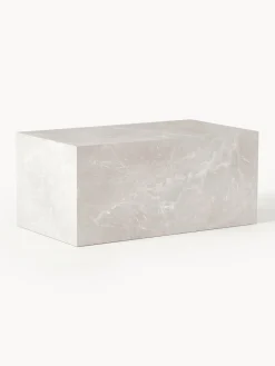 Mesas De Centro|Mesas De Centro>Westwing Collection Mesa de centro en look travertino Lesley Aspecto travertino beige mate