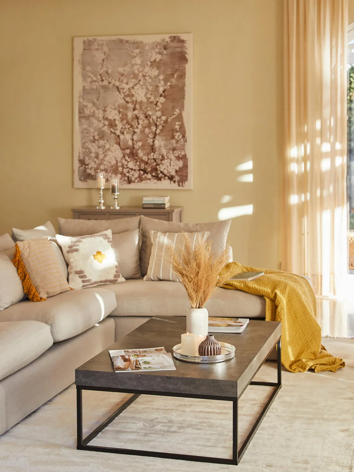 Discount Mesa de centro en loon de hormigón Ellis Mesas De Centro|Mesas De Centro