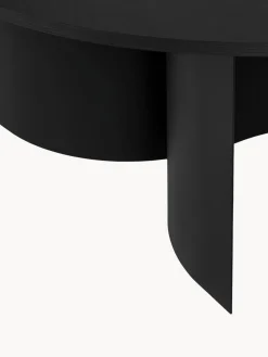 Mesas De Centro|Mesas De Centro></noscript>Noo.ma Mesa de centro Gavo NegroAcero pintado en polvo, tablero de partículas + chapa de roble