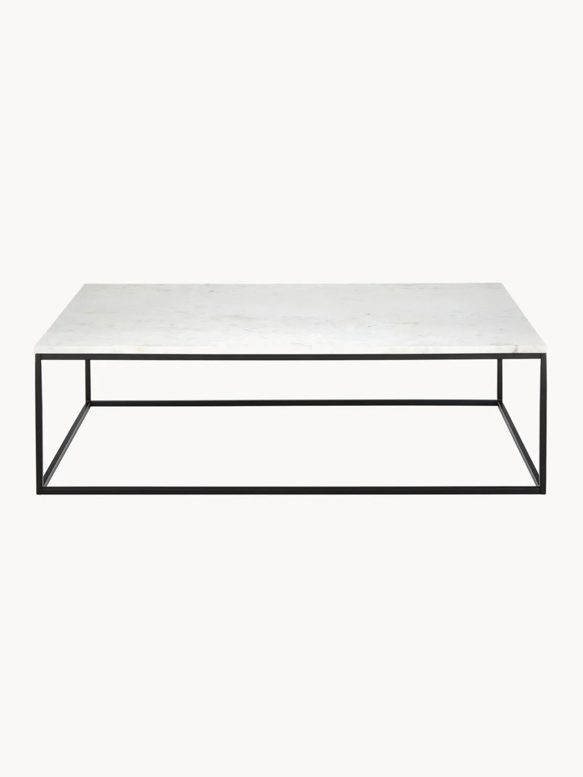 Mesas De Centro|Mesas De Centro>Westwing Collection Mesa de centro grande de mármol Alys Mármol blanco, negro