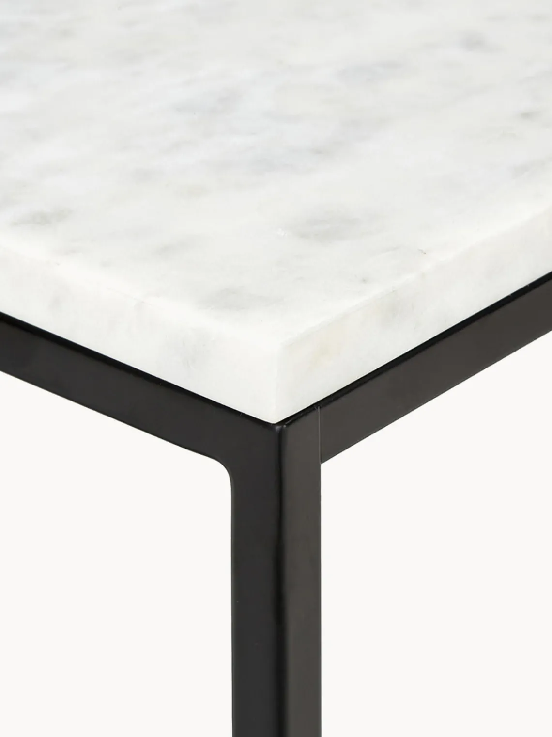 Mesas De Centro|Mesas De Centro>Westwing Collection Mesa de centro grande de mármol Alys Mármol blanco, negro