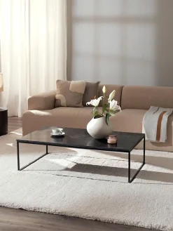 Mesas De Centro|Mesas De Centro>Westwing Collection Mesa de centro grande de mármol Alys Mármol negro, negro