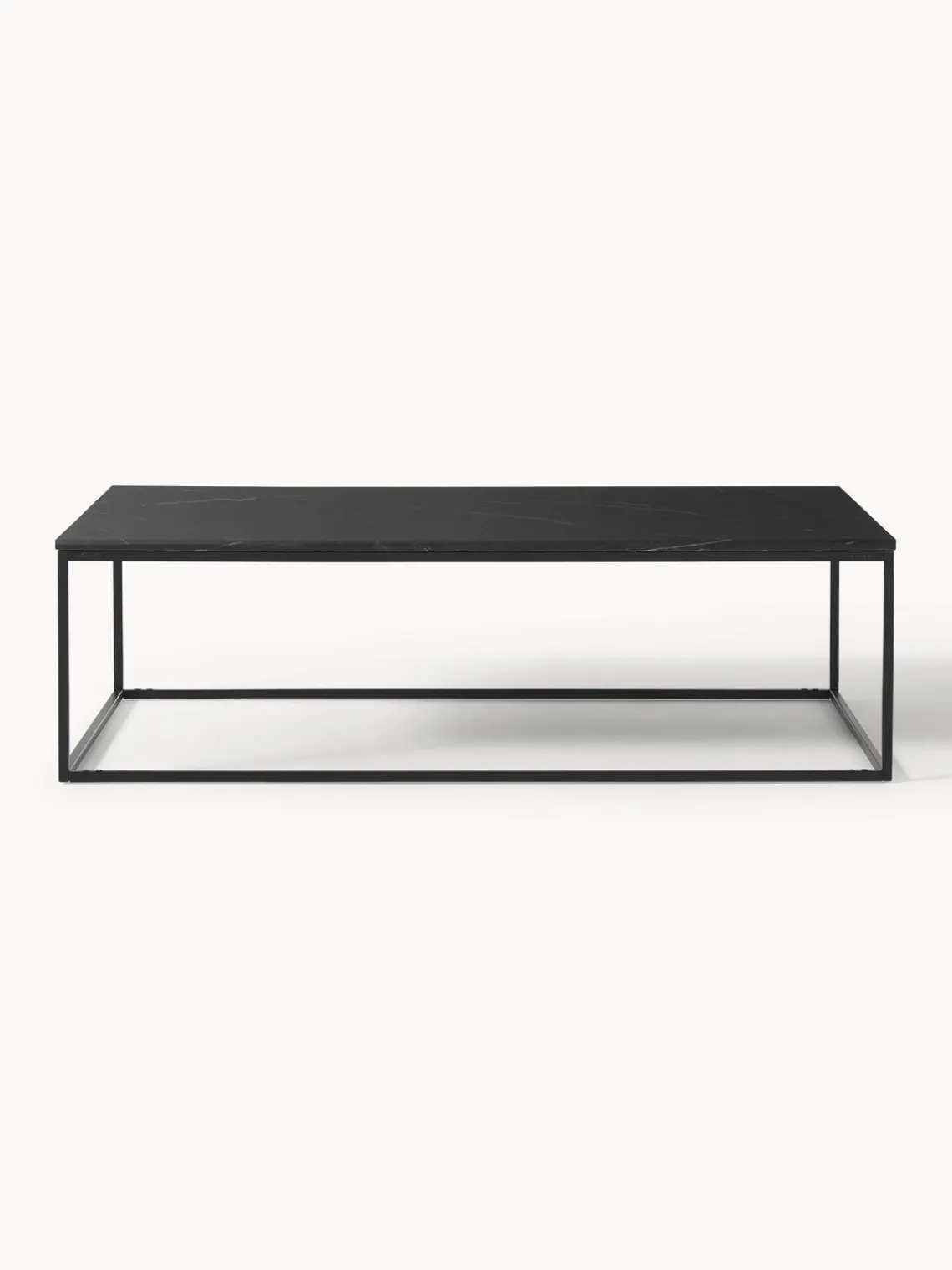Mesas De Centro|Mesas De Centro>Westwing Collection Mesa de centro grande de mármol Alys Mármol negro, negro