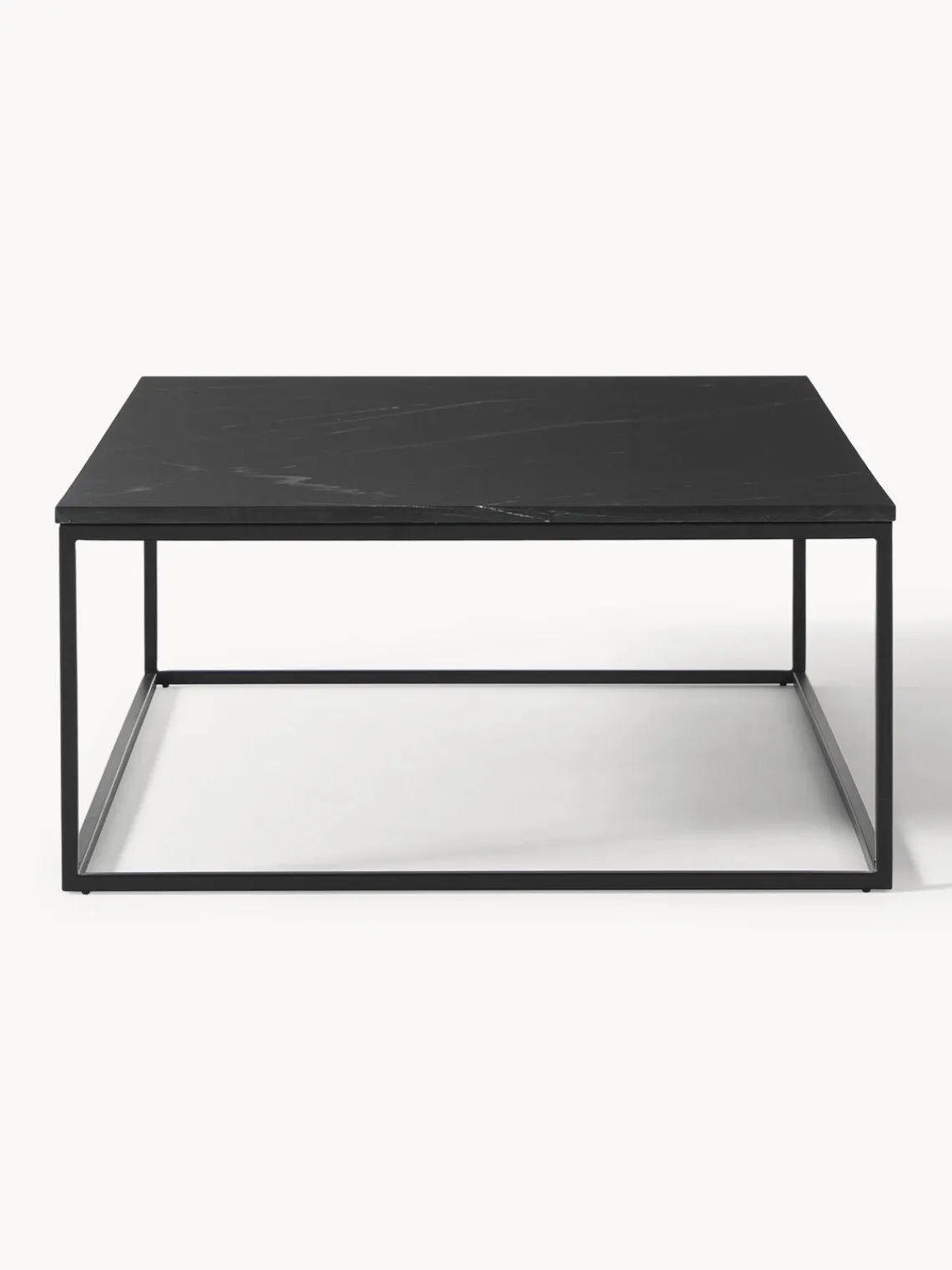 Mesas De Centro|Mesas De Centro>Westwing Collection Mesa de centro grande de mármol Alys Mármol negro, negro