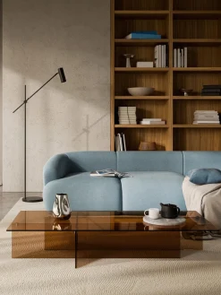 Clearance Mesa de centro grande de vidrio Anouk, 160 cm Mesas De Centro|Mesas De Centro