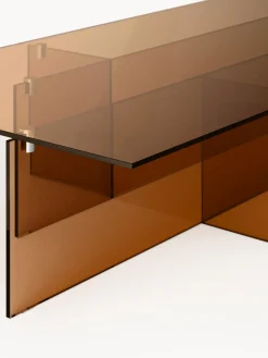 Clearance Mesa de centro grande de vidrio Anouk, 160 cm Mesas De Centro|Mesas De Centro