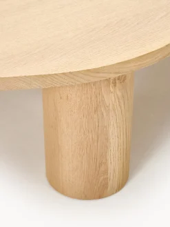 Mesas De Centro|Mesas De Centro></noscript>Westwing Collection Mesa de centro grande de madera de roble con forma orgánica Didi Madera de roble aceitada