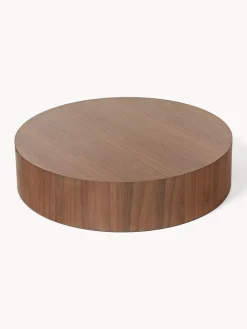 Mesas De Centro|Mesas De Centro></noscript>Westwing Collection Mesa de centro grande redonda de madera Dan Madera de fresno lacada en oscuro