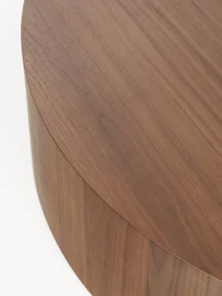 Mesas De Centro|Mesas De Centro></noscript>Westwing Collection Mesa de centro grande redonda de madera Dan Madera de fresno lacada en oscuro