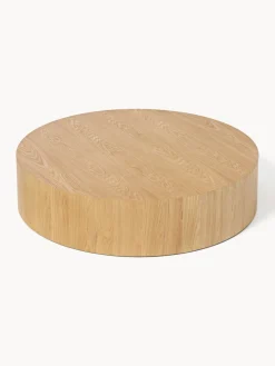 Mesas De Centro|Mesas De Centro></noscript>Westwing Collection Mesa de centro grande redonda de madera Dan Madera de fresno barnizado claro