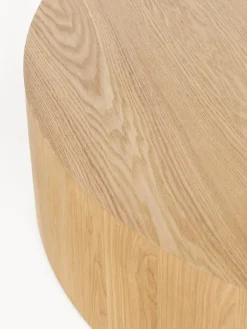 Mesas De Centro|Mesas De Centro></noscript>Westwing Collection Mesa de centro grande redonda de madera Dan Madera de fresno barnizado claro