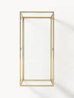 Mesas De Centro|Mesas De Centro></noscript>Westwing Collection Mesa de centro Maya, tablero de vidrio Transparente, dorado brillante