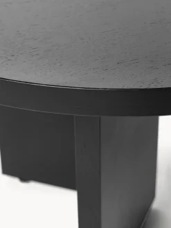 Mesas De Centro|Mesas De Centro></noscript>Westwing Collection Mesa de centro ovalada de madera Toni Madera de roble lacada en negro