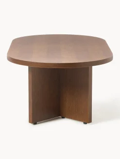 Mesas De Centro|Mesas De Centro></noscript>Westwing Collection Mesa de centro ovalada de madera Toni Madera de roble lacada en marrón oscuro