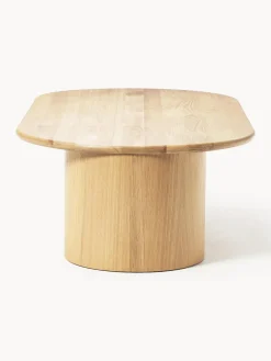 Mesas De Centro|Mesas De Centro></noscript>Westwing Collection Mesa de centro ovalada de madera de roble Didi Madera de roble barnizada