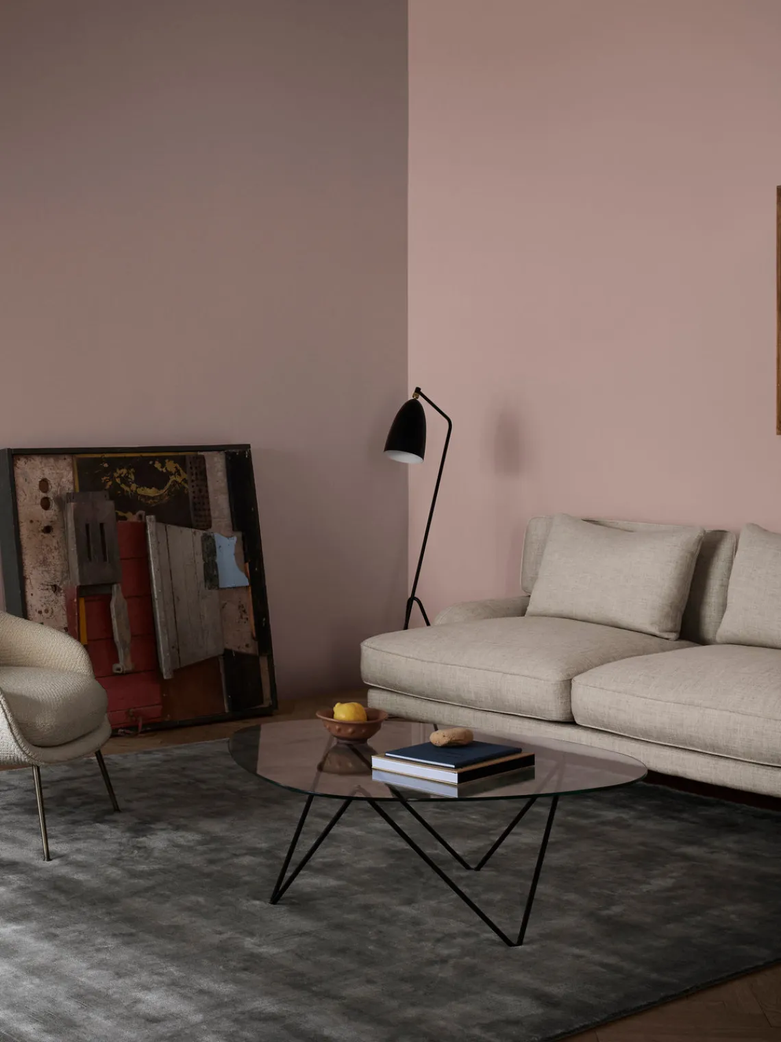 Mesas De Centro|Mesas De Centro>GUBI Mesa de centro Pedrera de forma orgánica