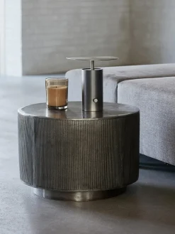 Best Mesa de centro redonda con efecto envejecido Rota Mesas De Centro|Mesas De Centro