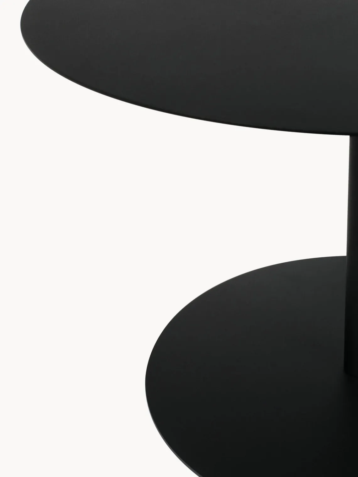 Outlet Mesa de centro redonda de metal Snow Mesas De Centro|Mesas De Centro