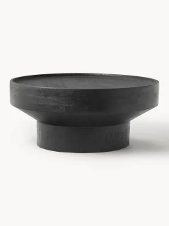 Discount Mesa de centro redonda de madera de mango Benno Mesas De Centro|Mesas De Centro