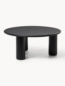 Mesas De Centro|Mesas De Centro></noscript>Westwing Collection Mesa de centro redonda de madera de roble Didi Madera de roble lacada en negro